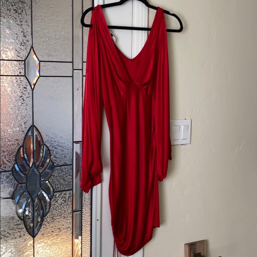 Red dress